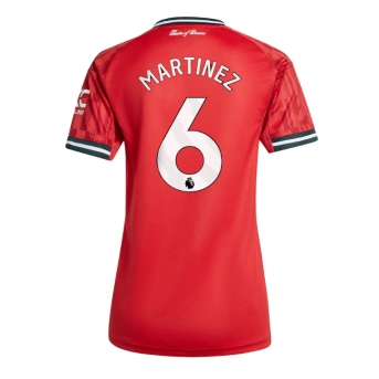 Billige Fotballdrakt Manchester United Lisandro Martinez #6 Replika Hjemmedrakt Dame 2025-26 Kortermet